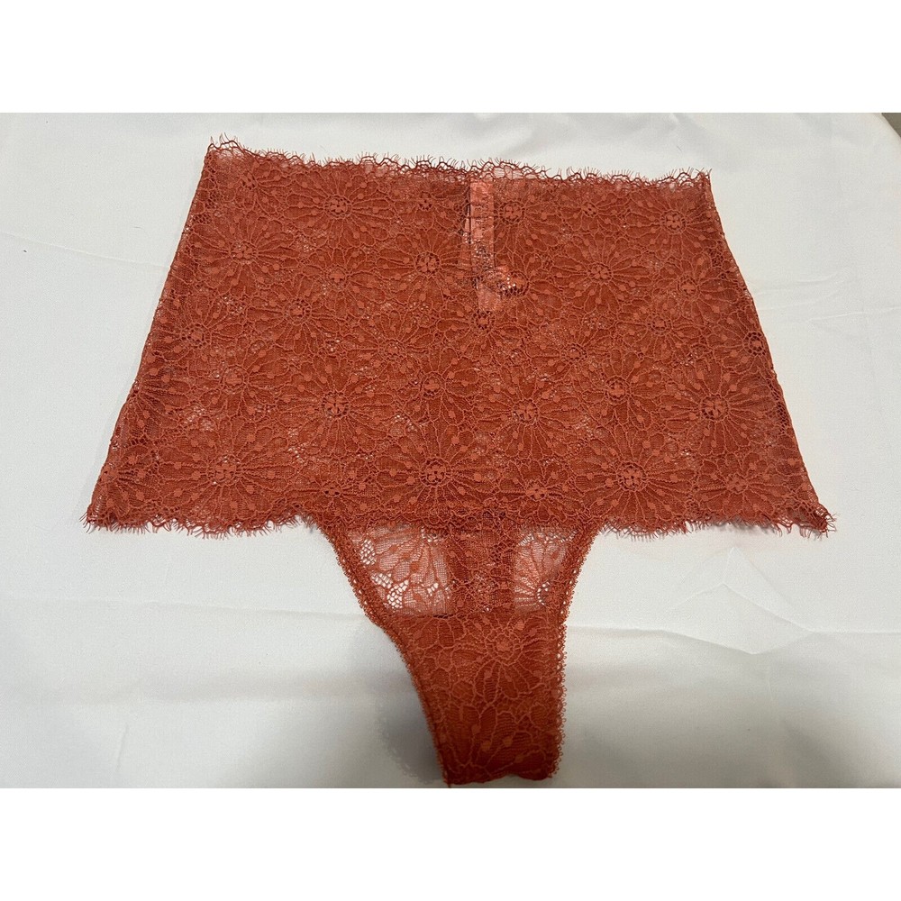 Victoria's Secret Nwt‎ High Waist Floral Lace Sexy Thong Panty S